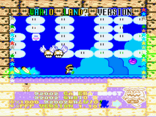 Super Mario - Wario World Title Screen